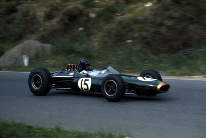 Dan Gurney in his Brabham.