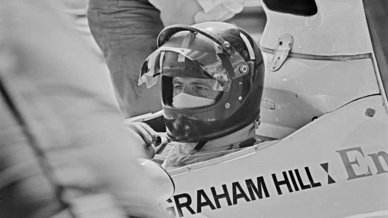 British racing driver Graham Hill (1929 - 1975) during practice for the Monaco Grand Prix, 1st June 1973. (Photo by Victor Blackman/Express/Hulton Archive/Getty Images)