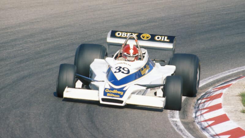 Ian Ashley 1977 Dutch GP Hesketh
