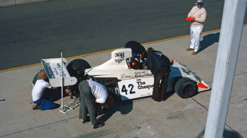 Ian Ashley Chequered Flag 1974 US GP