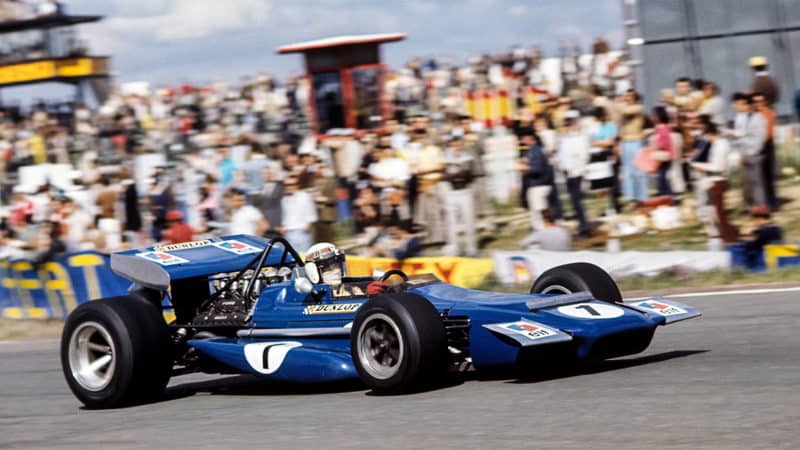 Jackie Stewart in March 701 at 1970 Spanish GP