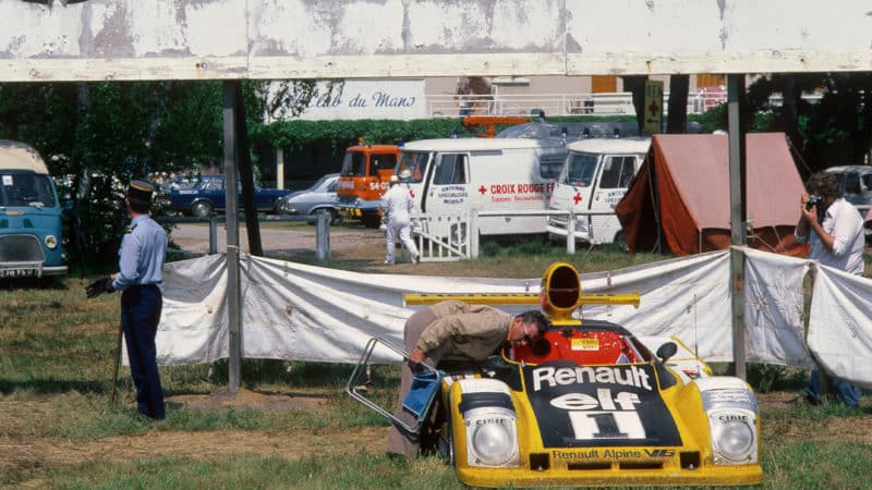Jabouille and Depailler Alpine Renault out of the 1978 Le Mans 24 Hours