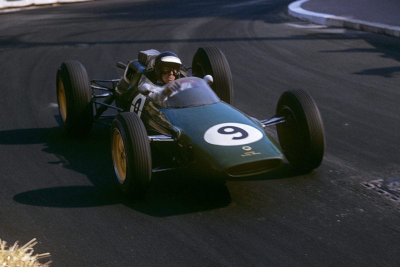 Jim Clark in the 1963 Monaco Grand Prix