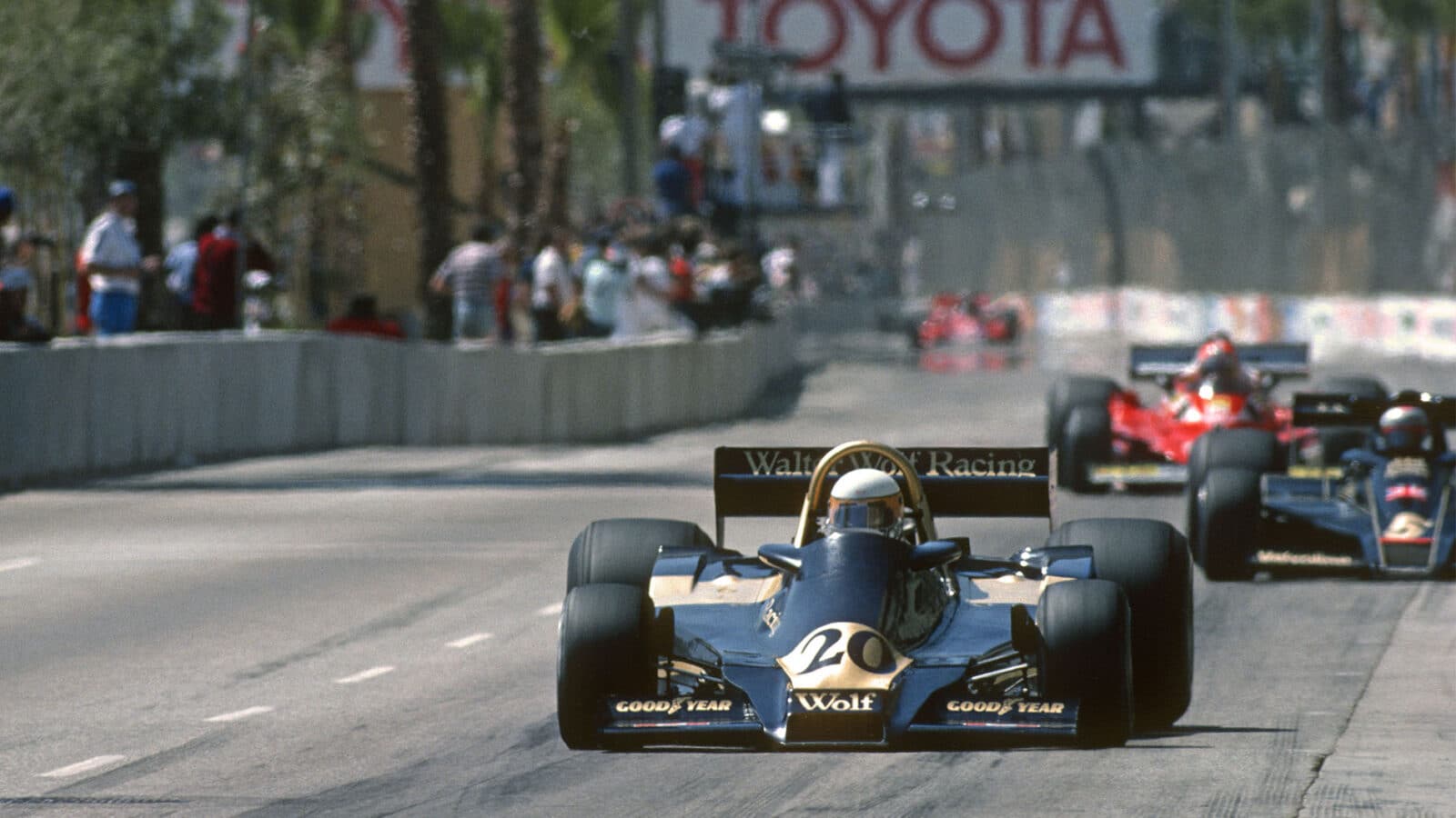 Jody Scheckter Wolf 1977 Long Beach GP