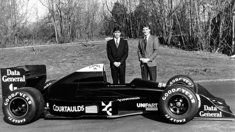 Julian Bailey Tyrrell 1988 launch