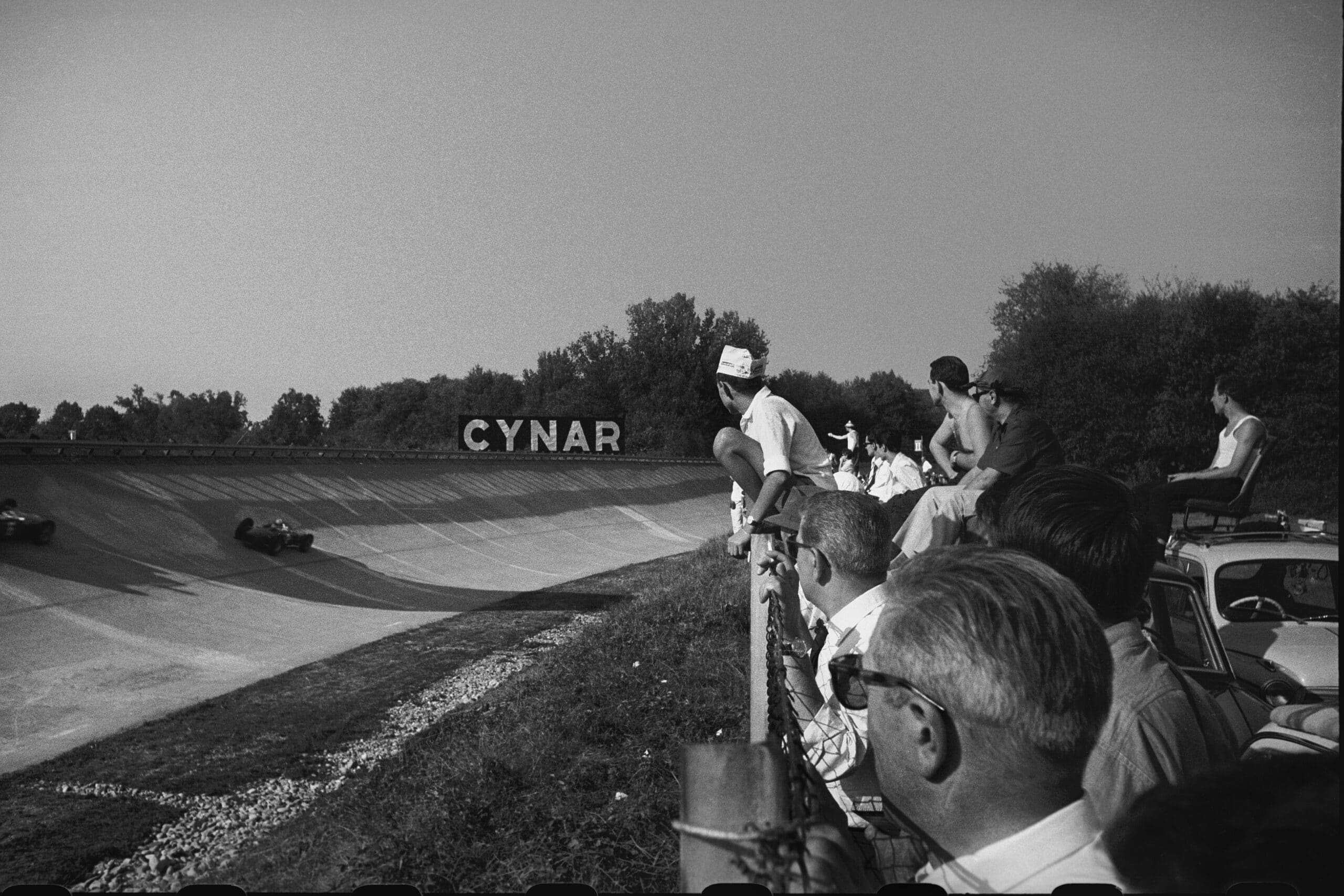 Phil Hill in a Ferrari Dino 156.