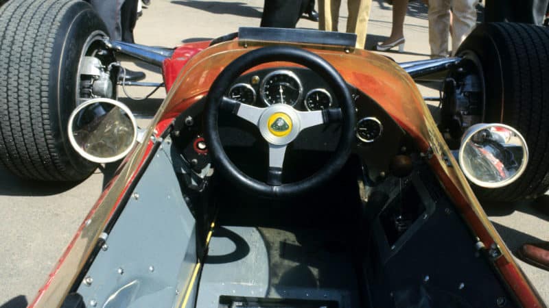 Lotus 49 cockpit