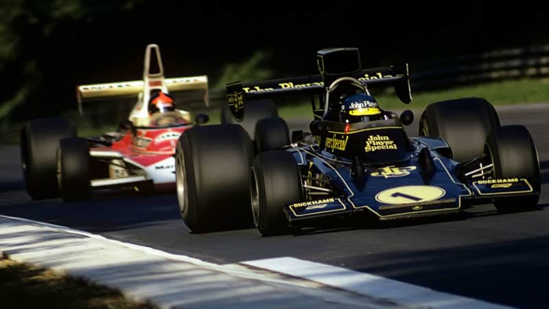 Lotus 72 Ronnie Peterson 1974 Italian GP