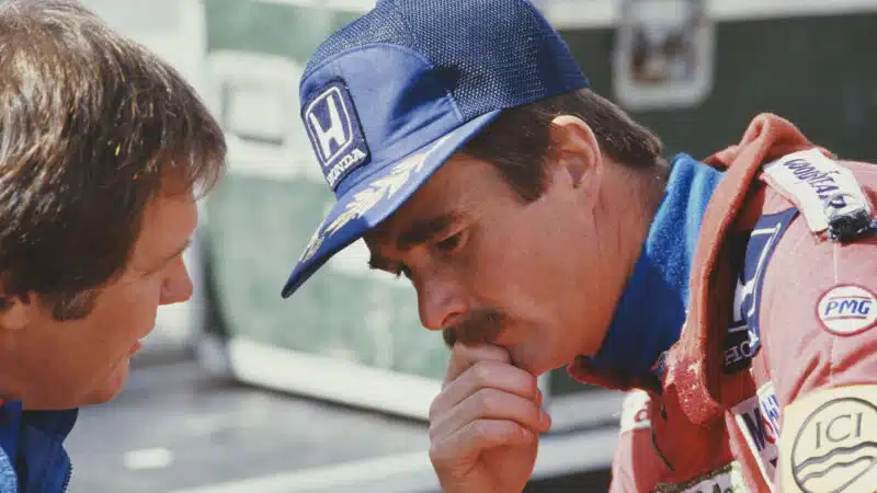 Mansell Patrick Head Williams 1986
