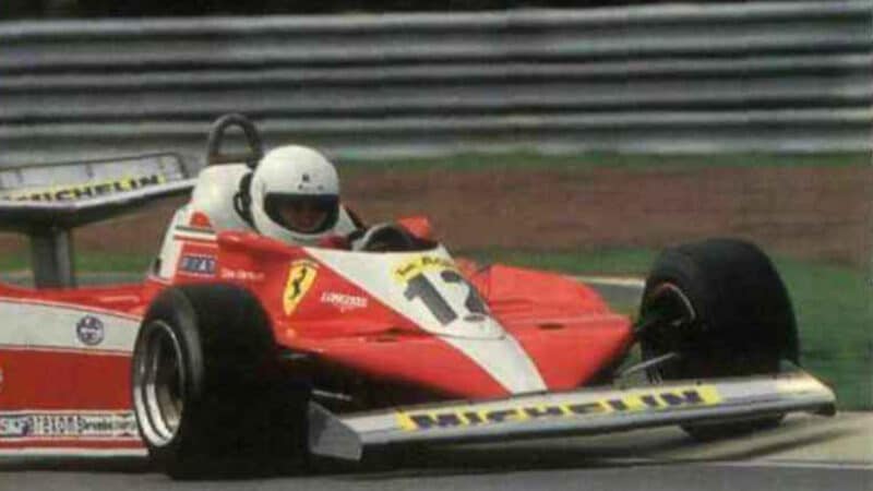 Mark Hales in Ferrari 312T3