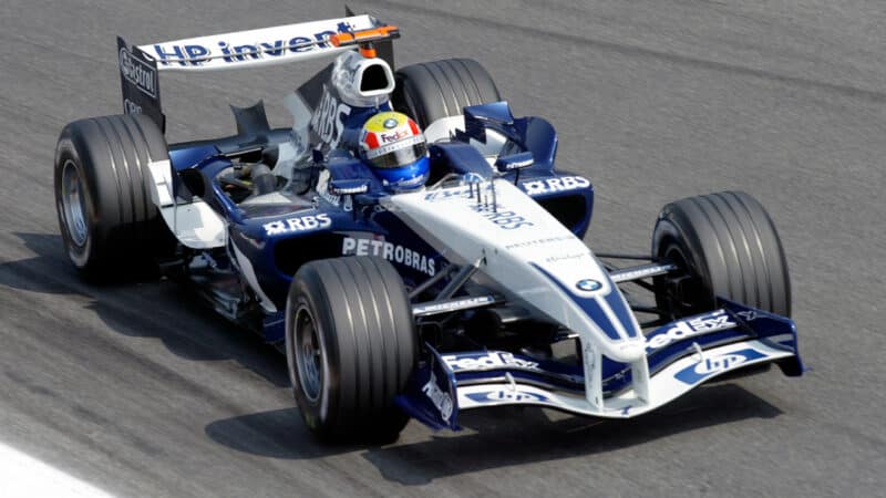 Mark Webber in Williams at the 2005 Italian Grand Prix