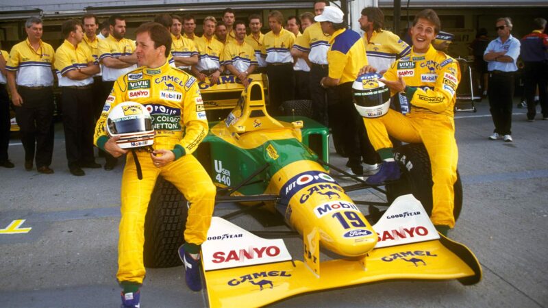 Martin Brundle Michael Schumacher 1992 Benetton