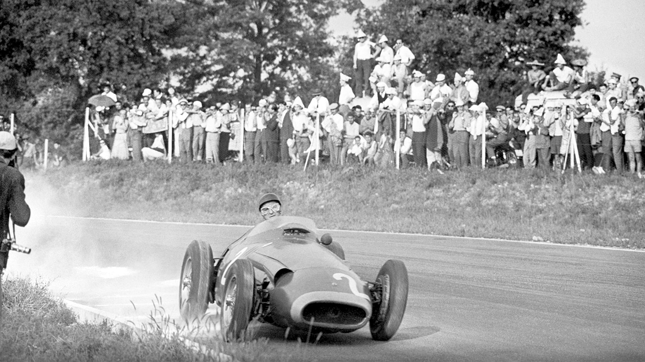 Maserati 250F of Juan Manuel Fangio in 1957 Italian GP