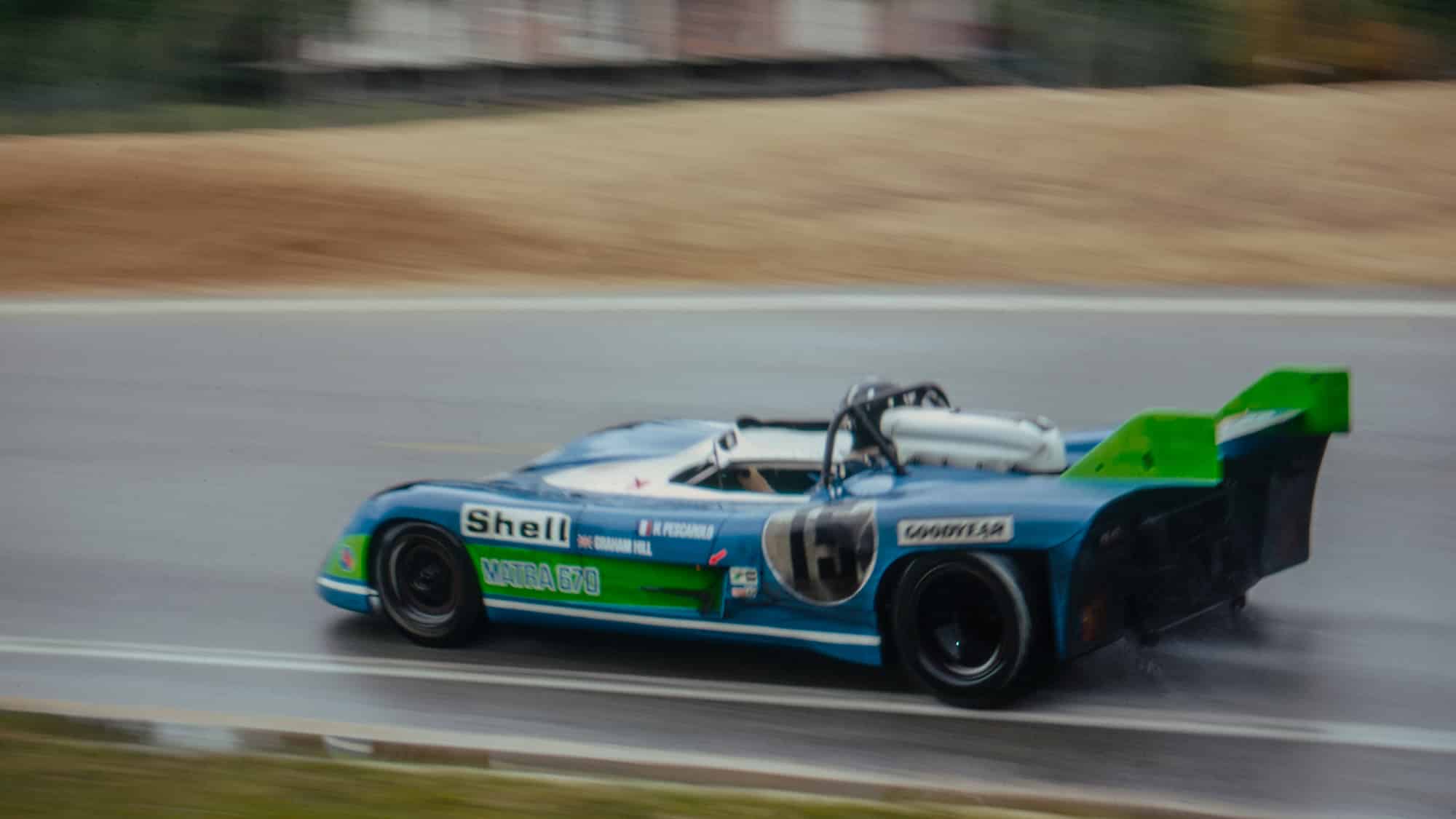 Matra Simca of Graham Hill in the 1972 Le Mans 24 Hours