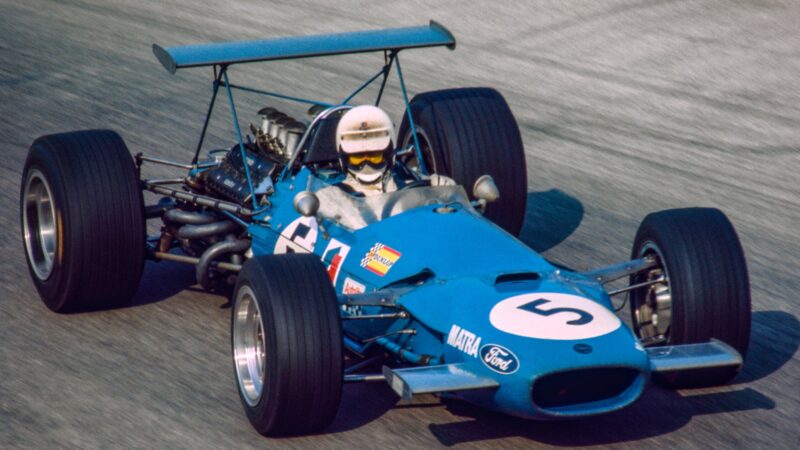 Matra of Johnny Servoz-Gavin in Italian Grand Prix in 1968