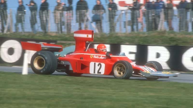 Nicki Lauda at the 1974 Race of Champions