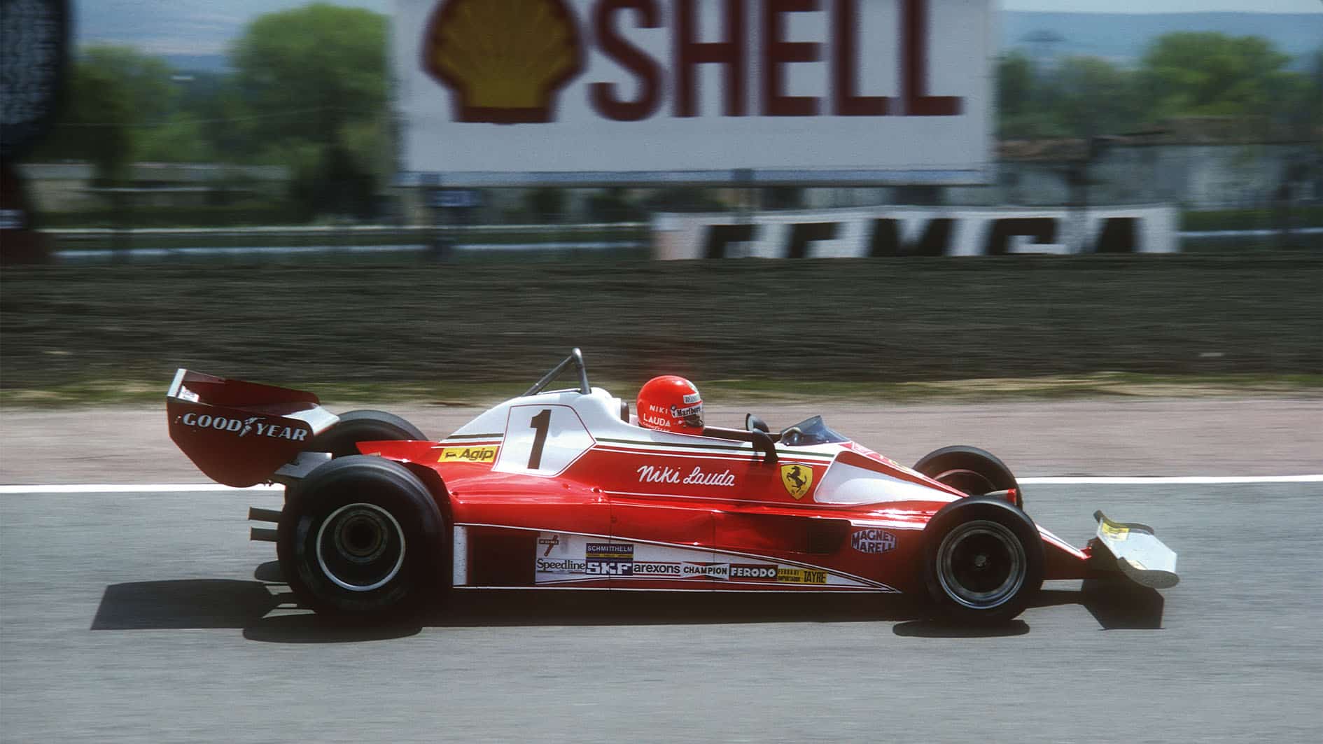 Niki Lauda 1976 Spanish GP Jarama Ferrari