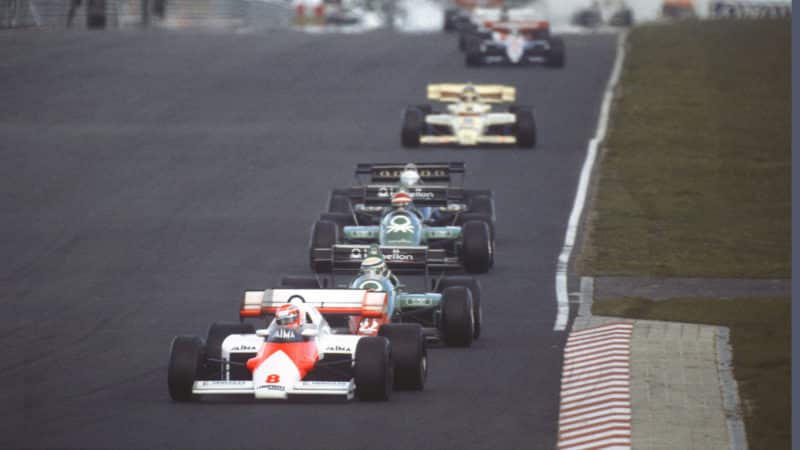 Niki Lauda Ferrari 1984 German GP Nurburgring