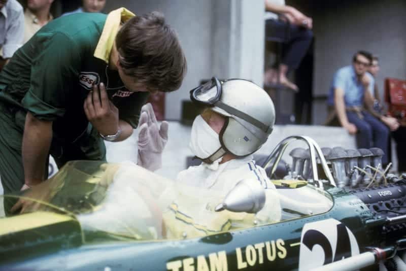 Giancarlo Baghetti Lotus 1967 Italian Grand Prix Monza