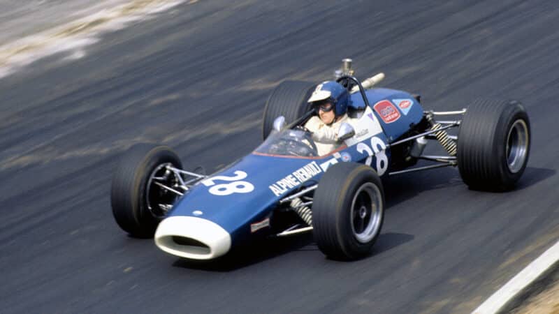 Patrick Depailler in F3 Alpine during 1969 race