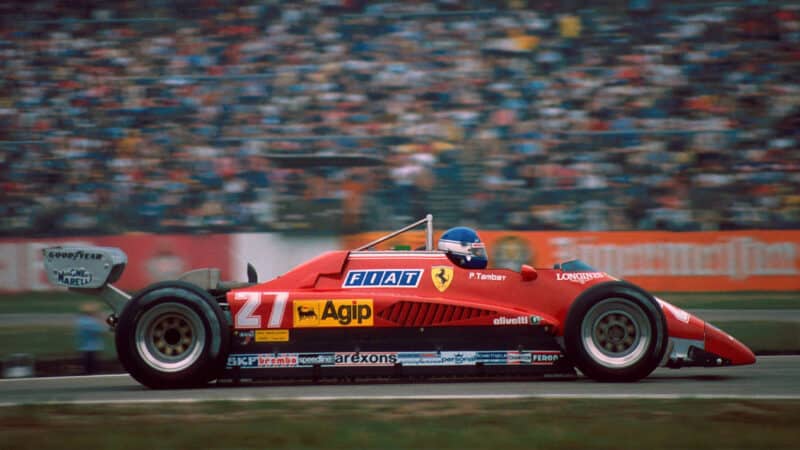 Patrick Tambay Ferrari 1982 German GP