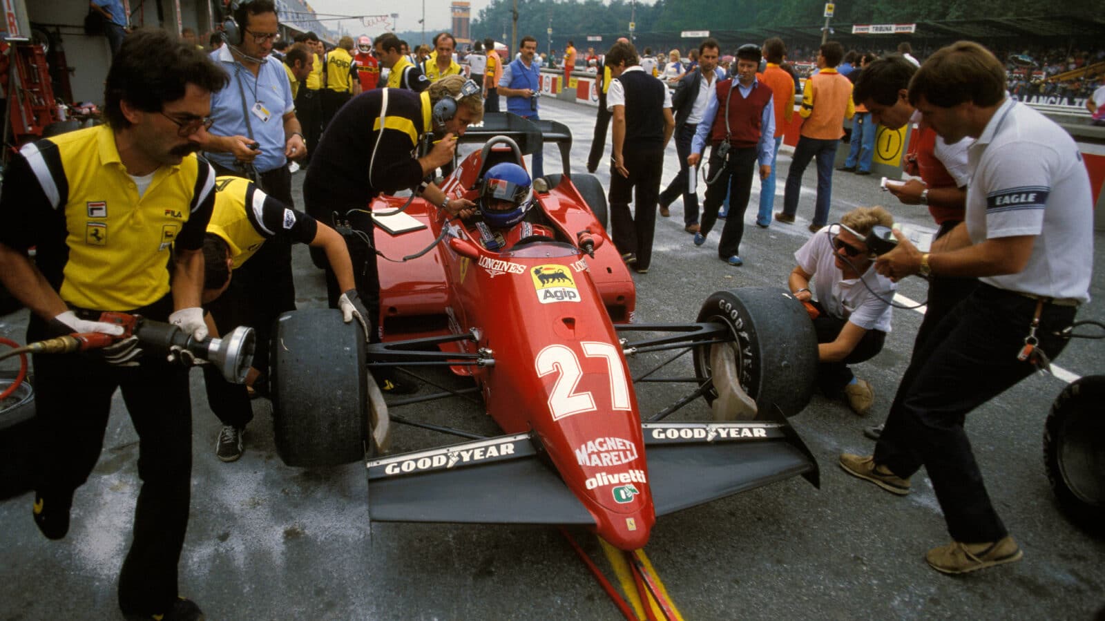 Patrick Tambay in Ferrari126 at Monza