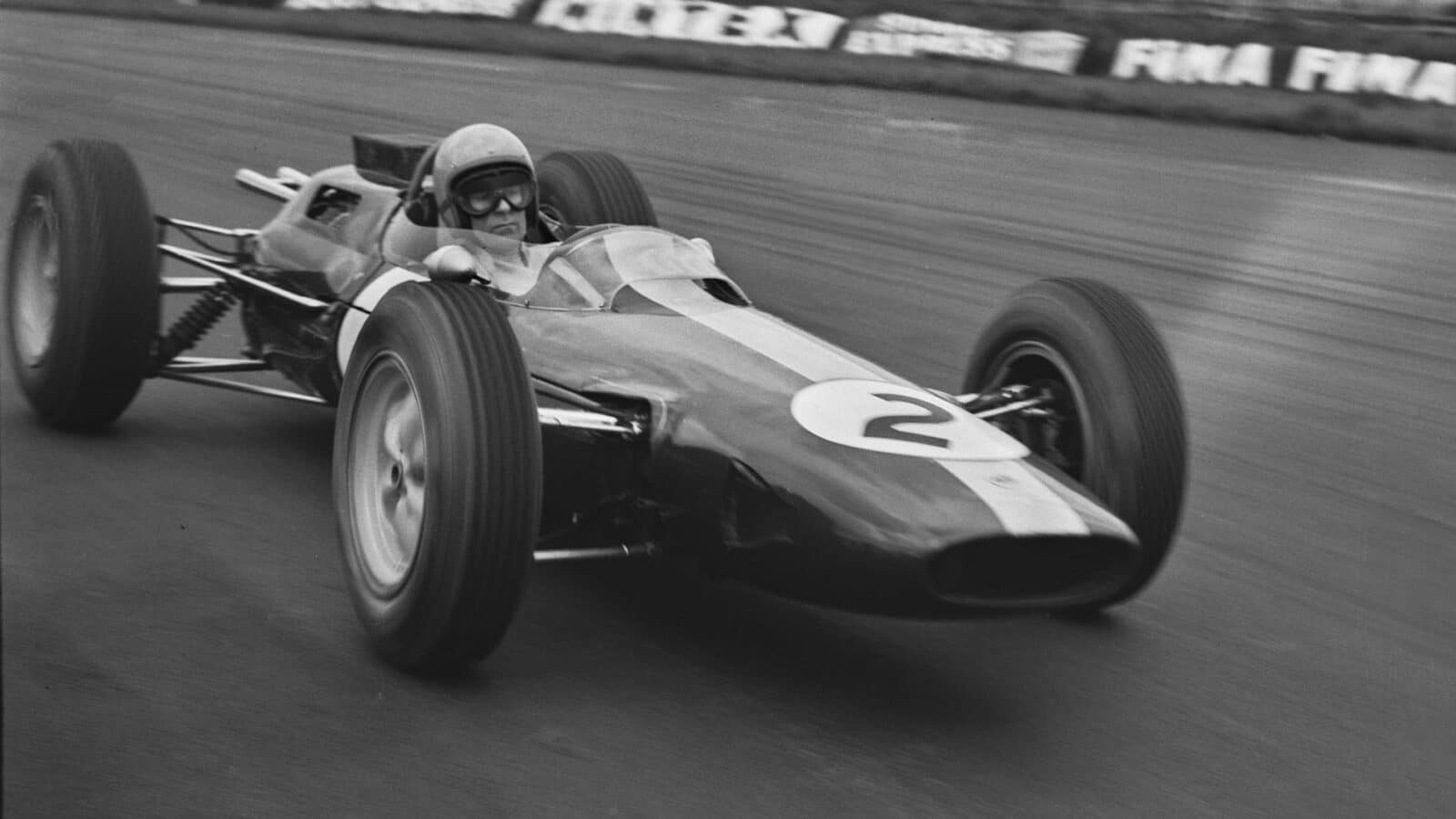 Peter Arundell(1933 - 2009) in a Team Lotus Lotus-Climax during the 16th BRDC International Trophy race at Silverstone, UK, 2nd May 1964