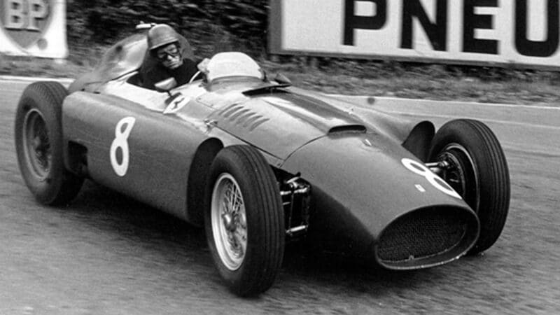 Peter Collins 1956 Belgian GP Ferrari Reims