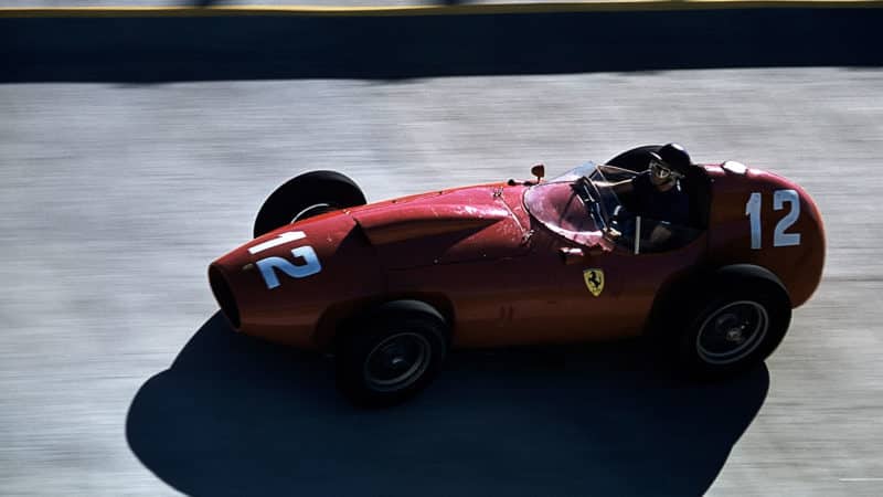 Phil Hill Ferrari Race of Two Worlds Monza 1958
