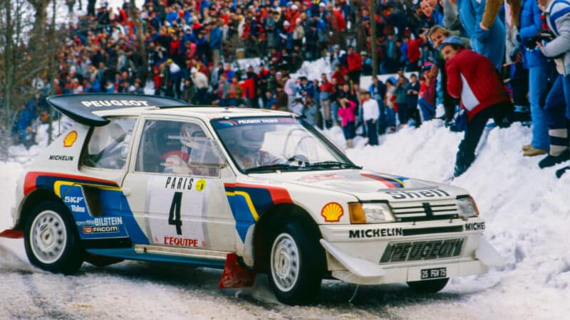 Puegoet T16 Juha Kankkunen 1986 Rally GB WRC