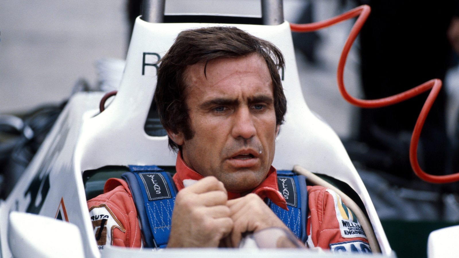 Carlos Reutemann, 1980. In the driving seat of a Williams racing car. He drove for Brabham, Ferrari, Lotus and finally Williams in 1980. (Photo by National Motor Museum/Heritage Images/Getty Images)