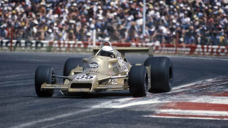 Riccardo Patrese in the Arrows FA1 during the F1 French Grand Prix at Paul Ricard in 1978