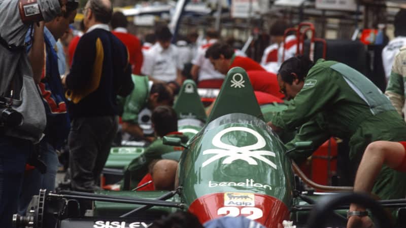 Riccardo Patrese Alfa Romeo 1985 Monaco gp