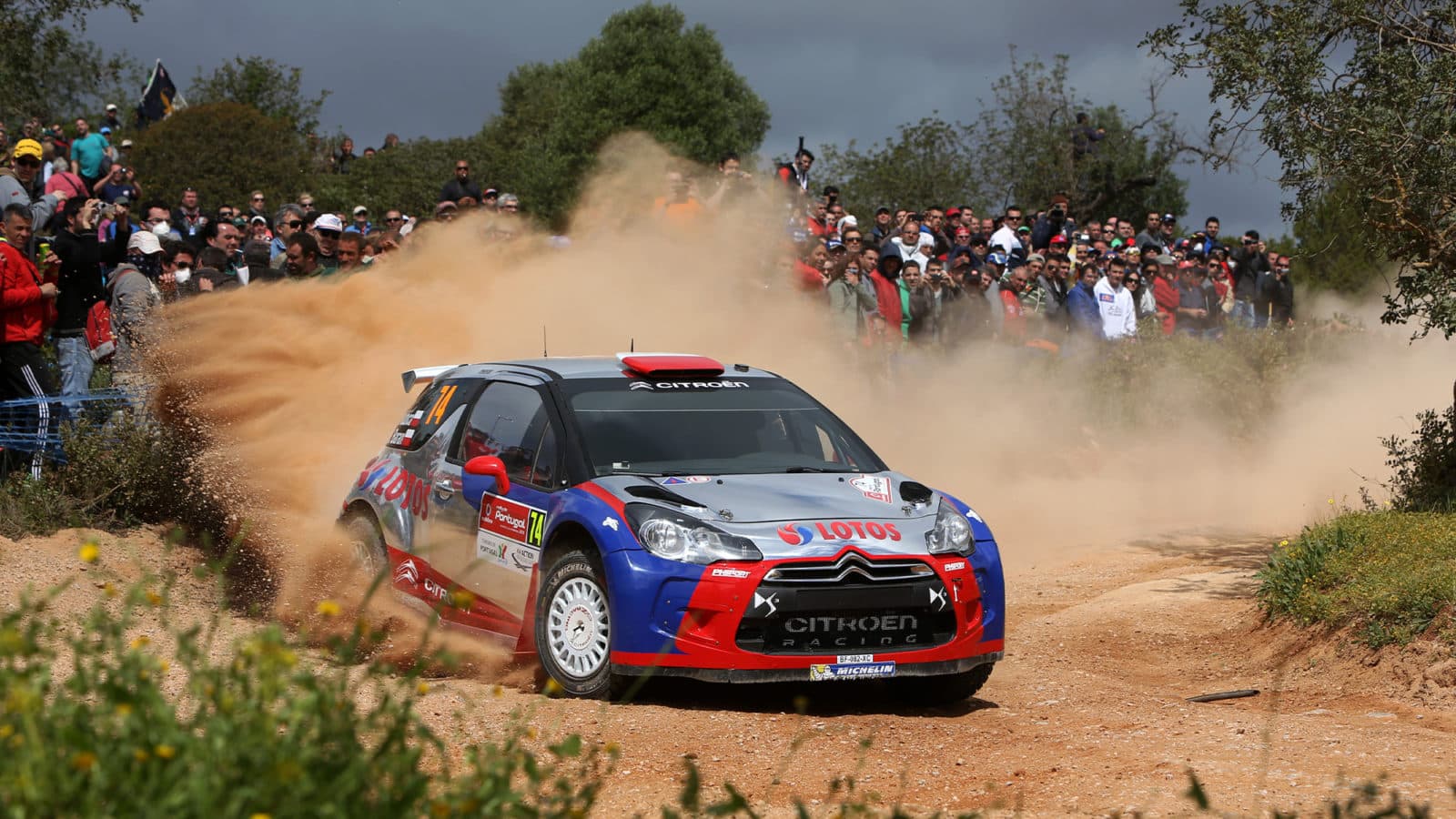 Robert Kubica in the 2013 Rally of Portugal