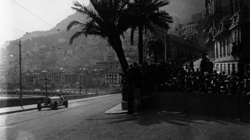 Rudolf Caracciola at the 1929 Monaco Grand Prix