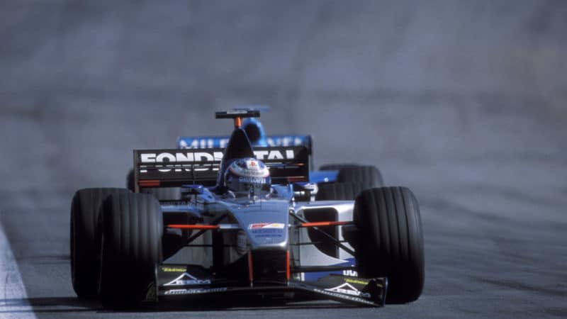 AUTO - F1 1999 - BRAZIL GP - INTERLAGOS - PHOTO : FRANCOIS FLAMAND / DPPI STEPHANE SARRAZIN (FRA) / MINARDI - ACTION