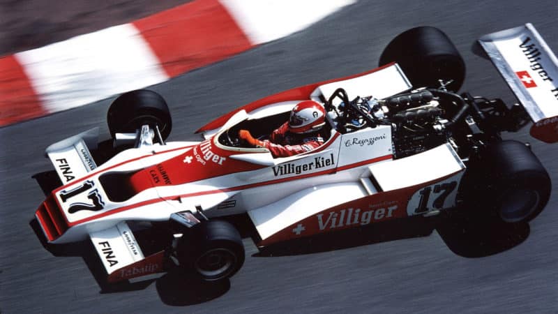 Shadow of Clay Regazzoni at Monaco GP