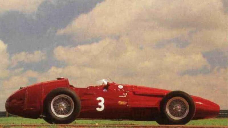 Side view of Maserati 250F