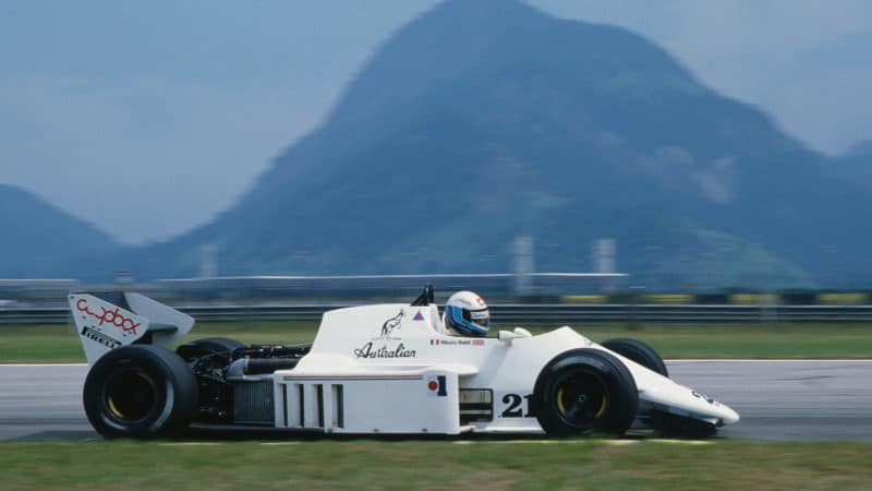 Spirit F1 team 1985 Brazilian GP