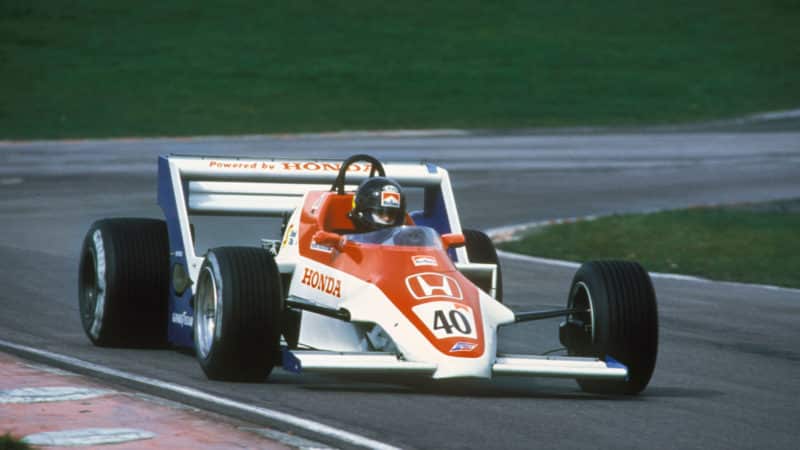 Stefan Johansson Spirit F1 team Brands Hatch 1983 Race of Champions