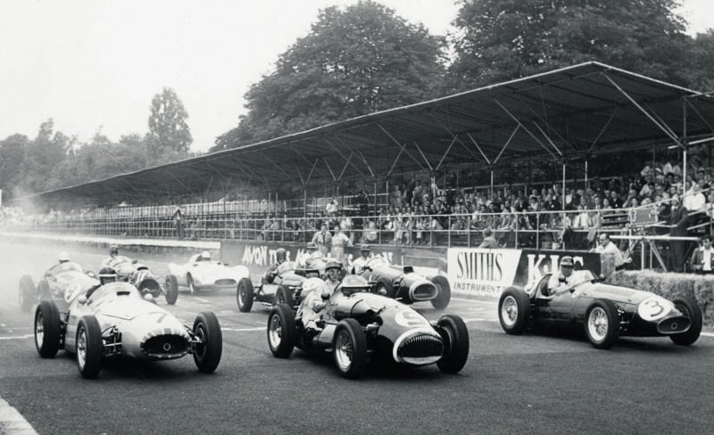 Start of 1955 Crystal Palace F1 race