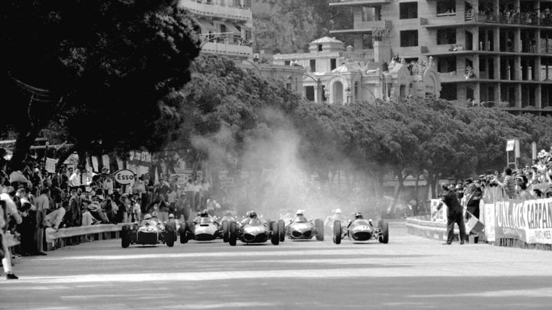 Start of the 1961 Monaco Grand Prix