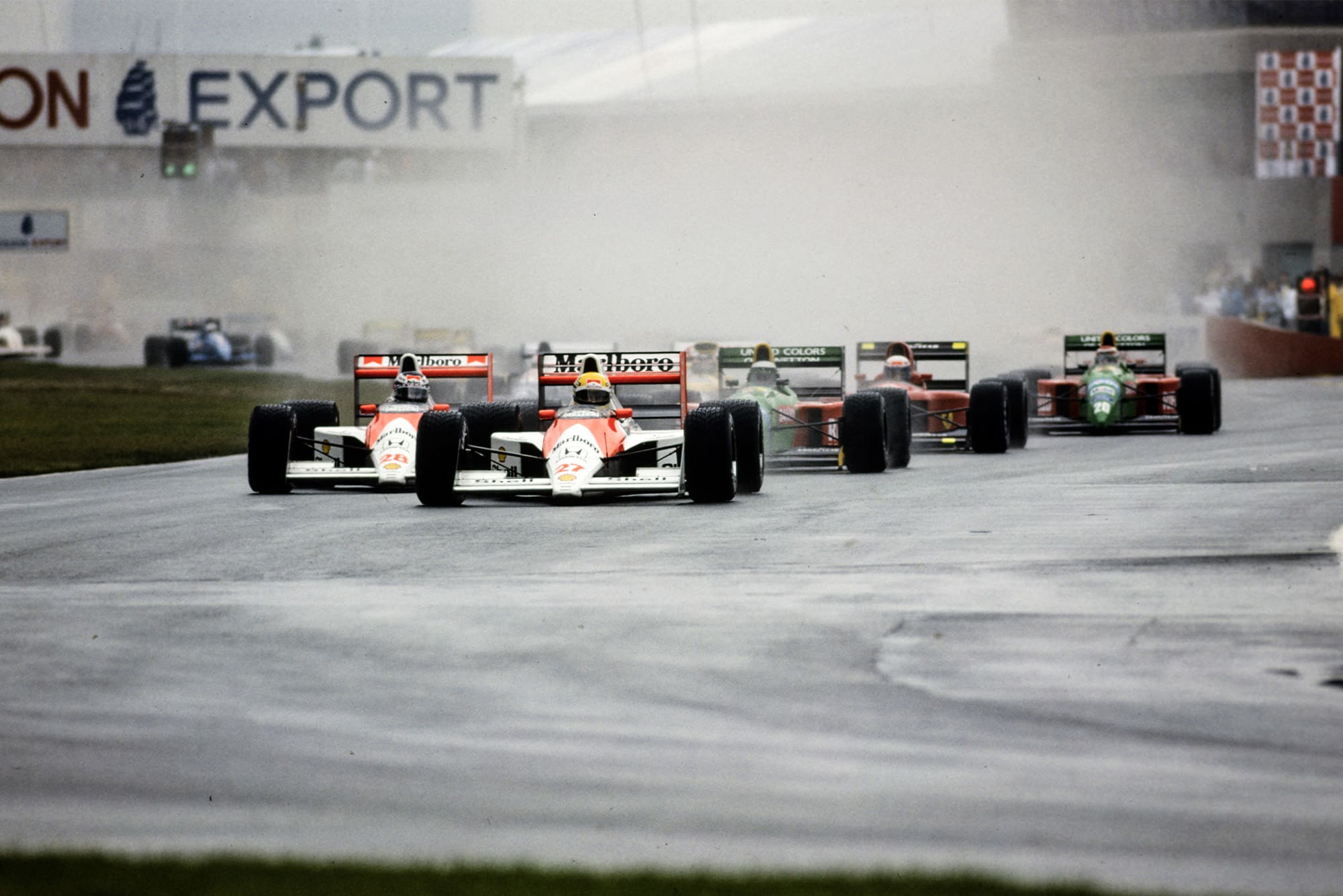 Ayrton Senna - Winner Canadian Grand Prix, Montreal 1990 print by  Motorsport Images