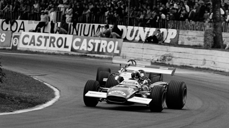 Tecno of Clay Regazzoni in 1970 Crystal Palace F2 race