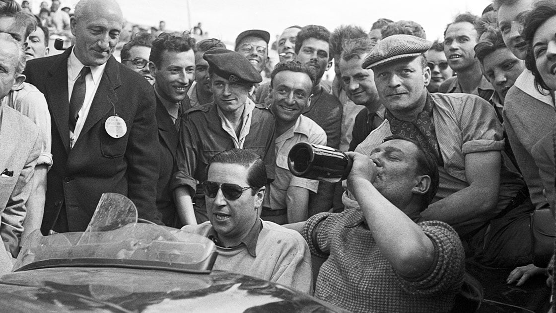 Tony Rolt Le Mans 1953 Jaguar