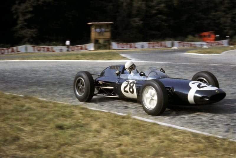Trintignant could only manage 13th on the grid in the Rob Walker Lotus