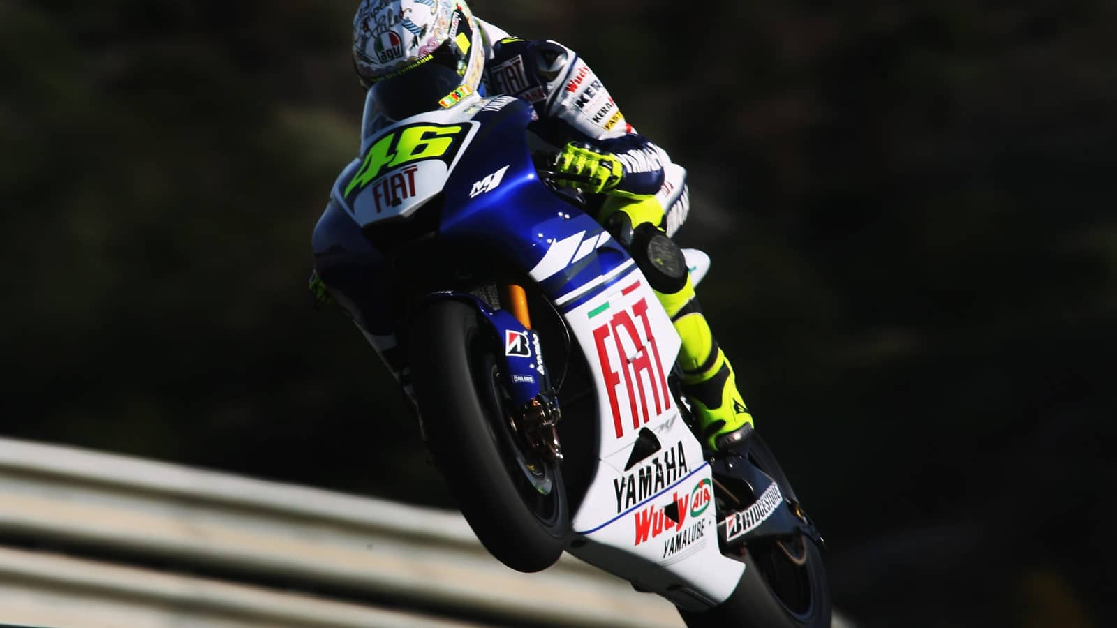 Valentino Rossi in 2008 MotoGP testing