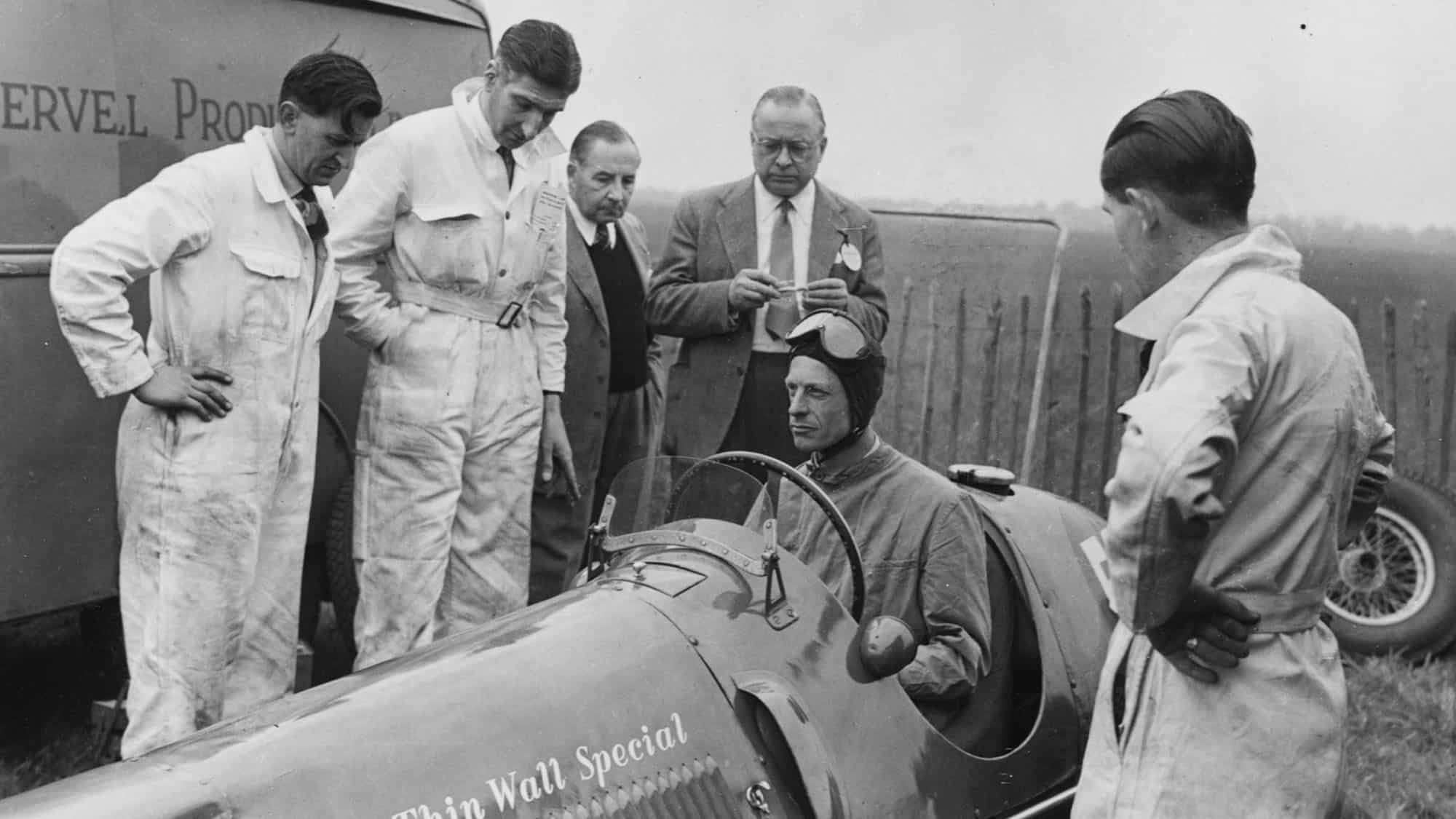 Vanwall testing Thin Wall Special 1954