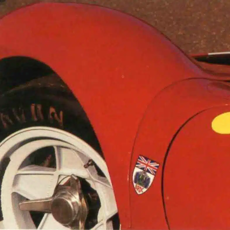 Wheelarch of Ferrari P3-4