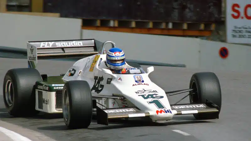 Williams of Keke Rosberg in 1983 F1 Monaco Grand Prix